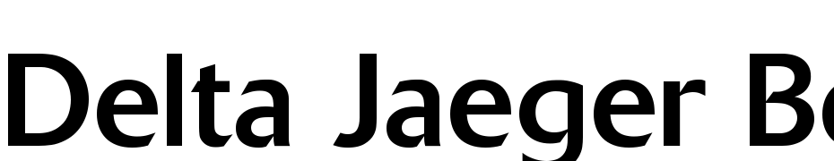 Delta Jaeger Book Yazı tipi ücretsiz indir
